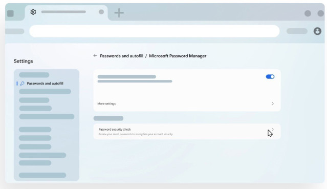 Recurso del administrador de contraseñas de Microsoft