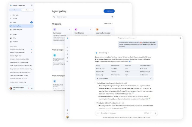 Recurso de Gemini Enterprise