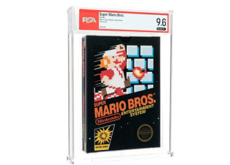 Copia de Super Mario Bros. Para la NES subastada por más de 3 millones de dólares.