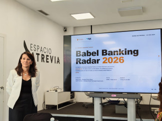 La directora general del sector de Banca en Babel, Marga García.