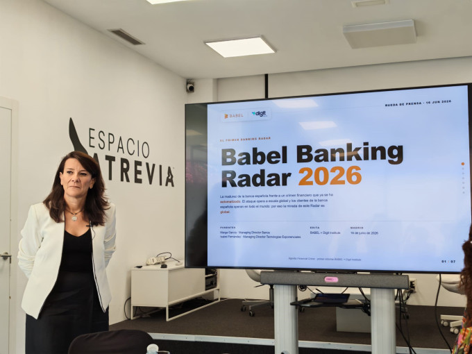 La directora general del sector de Banca en Babel, Marga García.