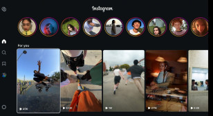 Archivo - Aplicación Instagram para TV