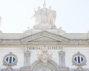 Archivo - Fachada de la sede del Tribunal Supremo, a 26 de septiembre de 2025, en Madrid (España).