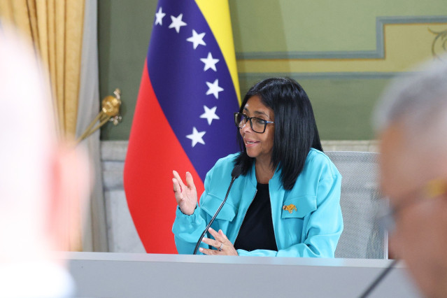 Archivo - La presidenta encargada de Venezuela, Delcy Rodríguez, en una imagen de archivo.