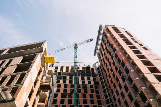 Edificio en construcción.