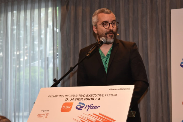 El secretario de Estado de Sanidad, Javier Padilla, durante el desayuno organizado por Executive Forum.