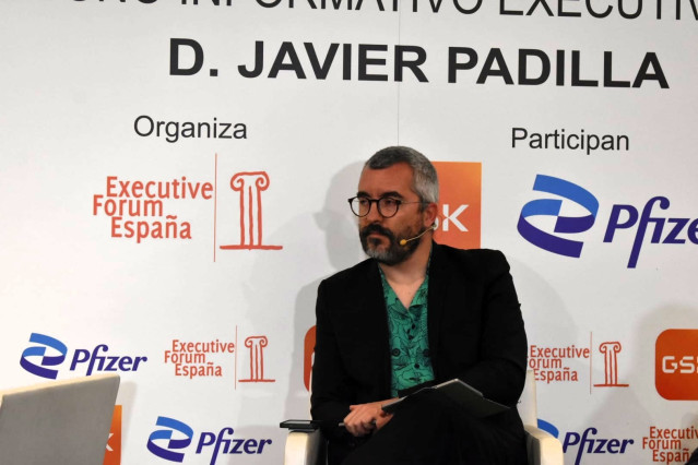 El secretario de Estado de Sanidad, Javier Padilla, durante el desayuno informativo organizado por Executive Forum.
