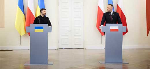 Zelenski y Nawrocki