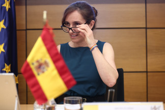 La ministra de Sanidad, Mónica García, ofrece declaraciones a la prensa tras la reunión del pleno del CISNS, a 10 de julio de 2026, en Madrid (España). Esta reunión tiene el objetivo de desbloque