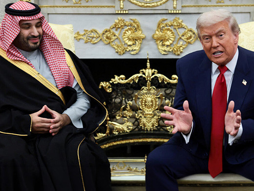 Mohamed bin Salmán y Trump