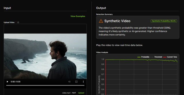 Servicio de Nvidia que detecta contenidos sintéticos en los vídeos