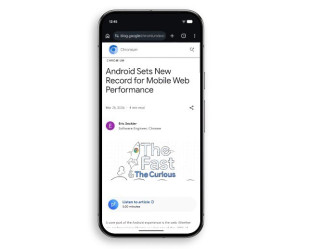 Interfaz de Chrome para Android