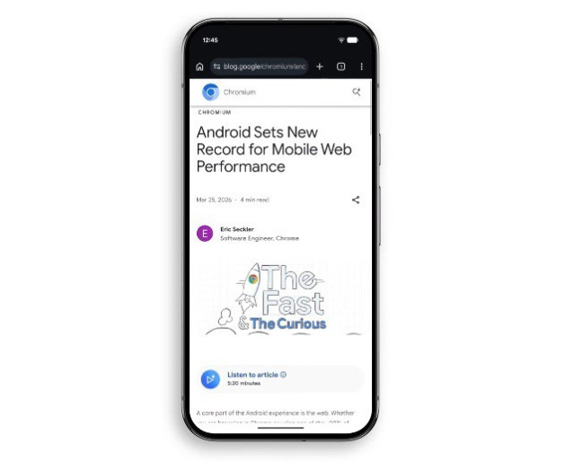 Interfaz de Chrome para Android
