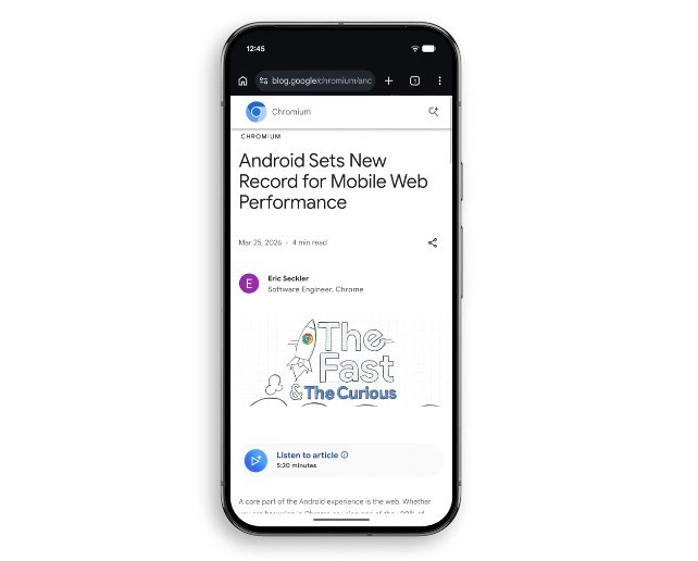 Interfaz de Chrome para Android