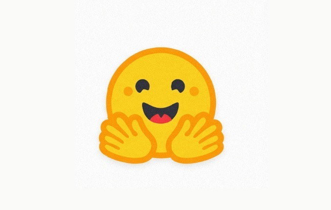 Logo de la plataforma de IA HuggingFace