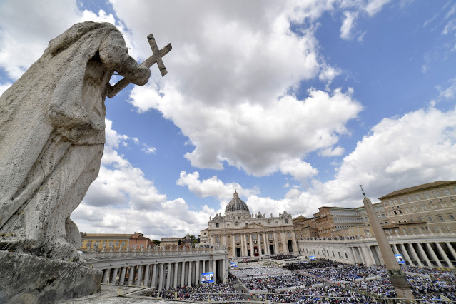 Archivo - La Plaza de San Pedro, en Ciudad del Vaticano.