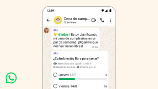 Foto de las encuestas nuevas de WhatsApp.