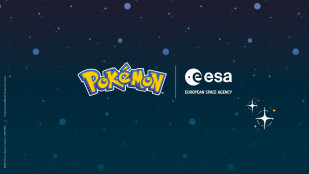 Logos de Pokémon y la ESA.