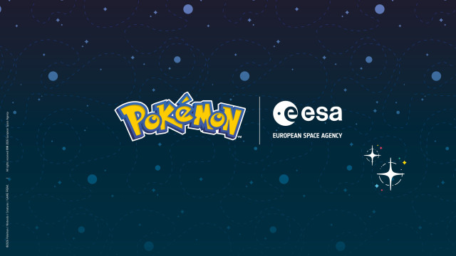 Logos de Pokémon y la ESA.