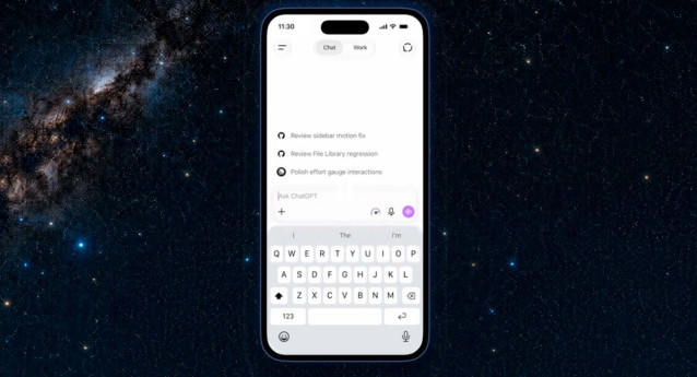 Imagen de la 'app' de ChatGPT.
