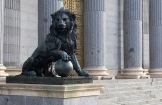 Archivo - Fachada del Congreso de los Diputados, a 5 de febrero de 2026, en Madrid (España).