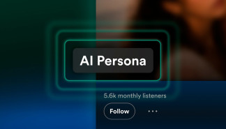Ilustración sobre 'AI Persona' de Spotify,