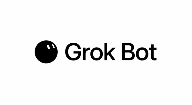 Logo de Grok Bot.