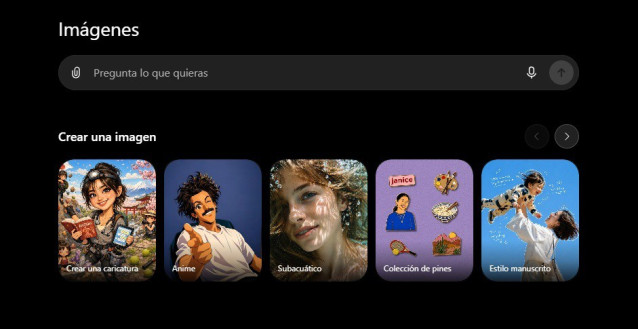 Recurso de ChatGPT Images