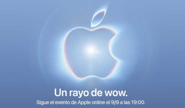 Anuncio presentación de Apple.