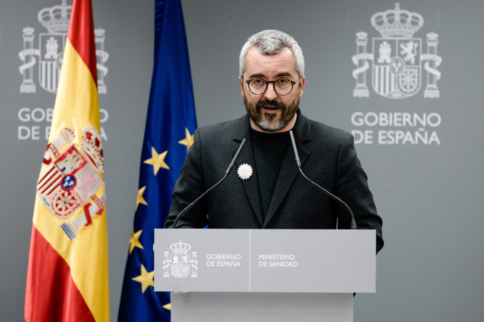 Archivo - El secretario de Estado de Sanidad, Javier Padilla, ofrece una rueda de prensa, en la sede del Ministerio de Sanidad, a 8 de mayo de 2026, en Madrid (España). La convocatoria es para inform