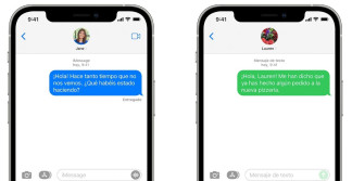 Archivo - Servicio de mensajería iMessage de Apple.