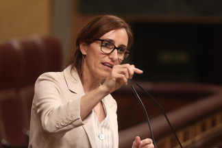 Archivo - La ministra de Sanidad, Mónica García, durante una sesión plenaria en el Congreso de los Diputados, a 27 de mayo de 2026, en Madrid (España). El pleno centra su actividad en el control a