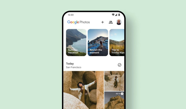 Aplicación de Google Fotos.