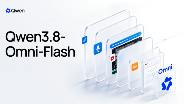Imagen del anuncio de Qwen3.8-Omni-Flash