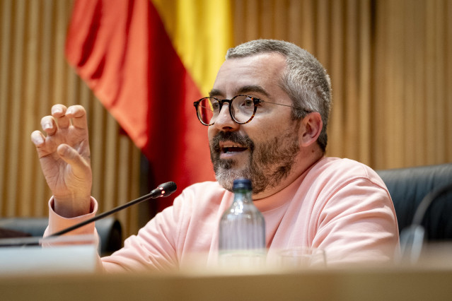 Archivo - El secretario de Estado de Sanidad, Javier Padilla, durante las jornadas parlamentarias contra la privatización-externalización de la Sanidad, en el Congreso de los Diputados, a 24 de abril de 2026, en Madrid (España). Movimiento Sumar, Izquierd