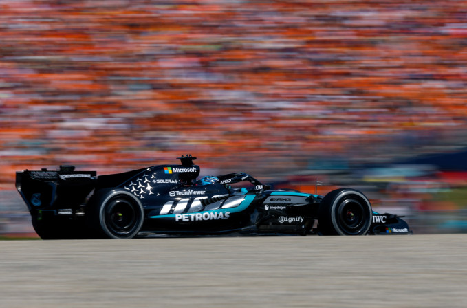 Archivo - Austrian Grand Prix, Sunday, Jiri Krenek 63 RUSSELL George (gbr), Mercedes AMG F1 Team W17, action, during the Formula 1 Austrian Grand Prix 2026.