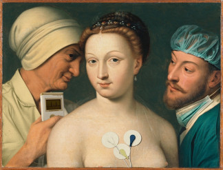 Archivo - 'La carta amorosa', de François Clouet, modificada digitalmente.