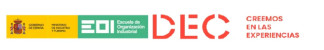 Cartel de la formación organizada por EOI y la Asociación DEC.