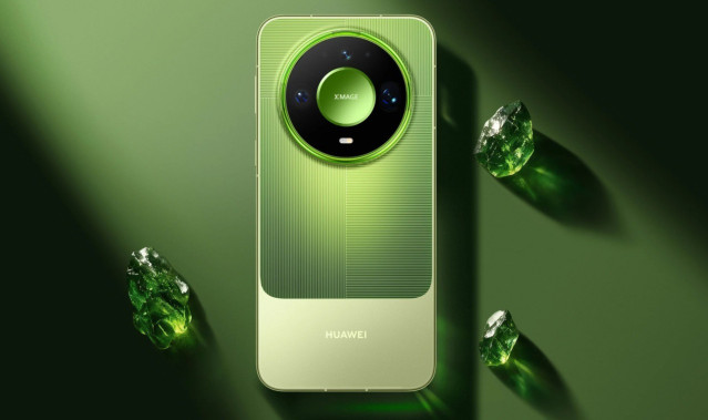 Smartphone Huawei Mate90 Pro Max en color verde