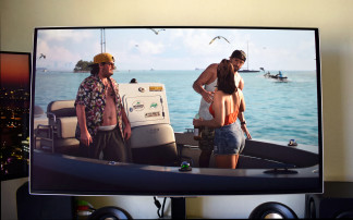 Fotografía del monitor Samsung Odyssey OLED G8 de 32 pulgadas.
