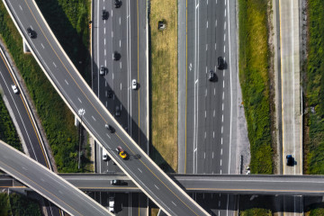 Archivo - Imagen de una autopista construida por Ferrovial.