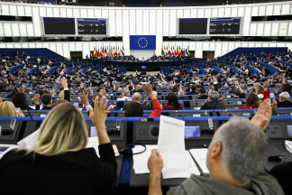 Sesión plenaria en el Parlamento Europeo