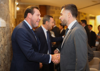 David Forné con Óscar Puente