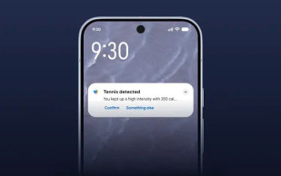 Imagen de la detección automática de práctica deportiva de Google.