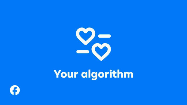 Imagen del logo de la función 'Your algorithm' de Facebook.