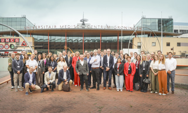 Representantes de las instituciones y empresas participantes en el consorcio EXIT-CVD en Groninga