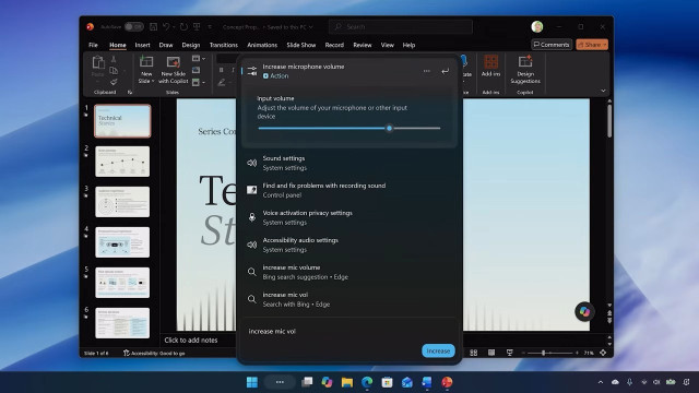 Nueva experiencia de búsqueda en Windows 11.