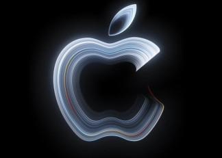 Logo de Apple para un evento de presentación el 28 de octubre.