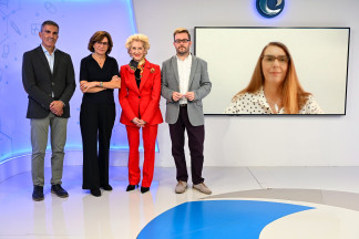 Imagen de los participantes en el  'webinar'.