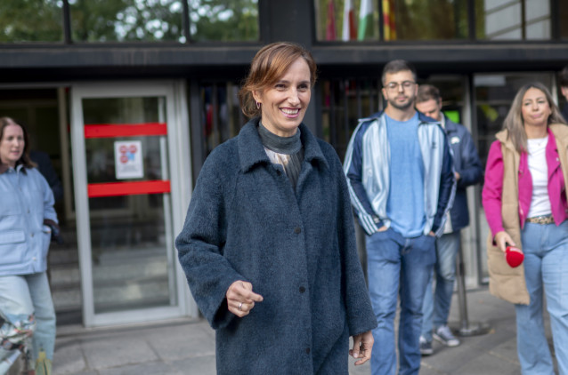 La ministra de Sanidad, Mónica García, durante la reunión del pleno del Consejo Interterritorial del Sistema Nacional de Salud (CISNS), en Madrid (España). El Pleno del Consejo Interterritorial del Sistema Nacional de Salud (CISNS) aborda varios proyectos